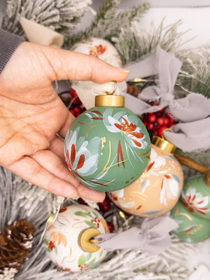 Handpainted Ceramic Ornaments